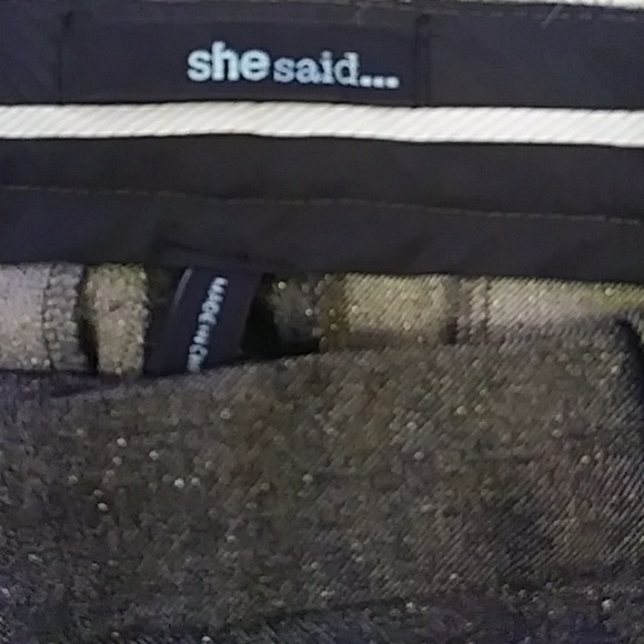 She Said...Grey Tuxedo Trousers - Picture 5 of 5